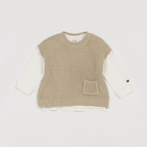 【ウォッシャブル】ニットベストセット