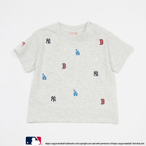 【MLB】ロゴ刺しゅうTシャツ