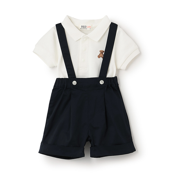【POLO BCS】ポロシャツ＋サスつきパンツセット