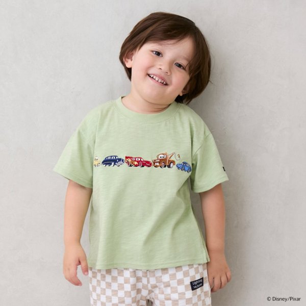 【Disney】カーズ/アップリケ半袖Tシャツ