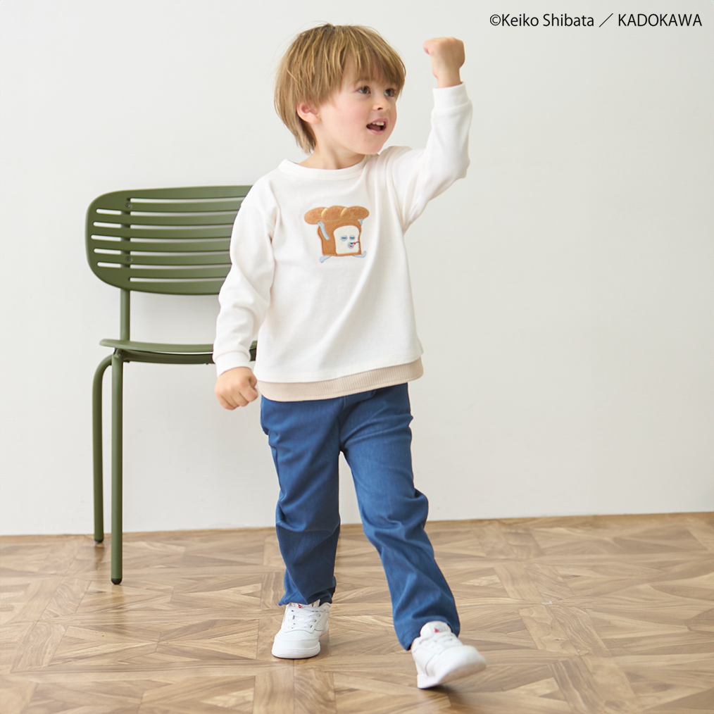 【パンどろぼう】ポケット刺繍パンツ