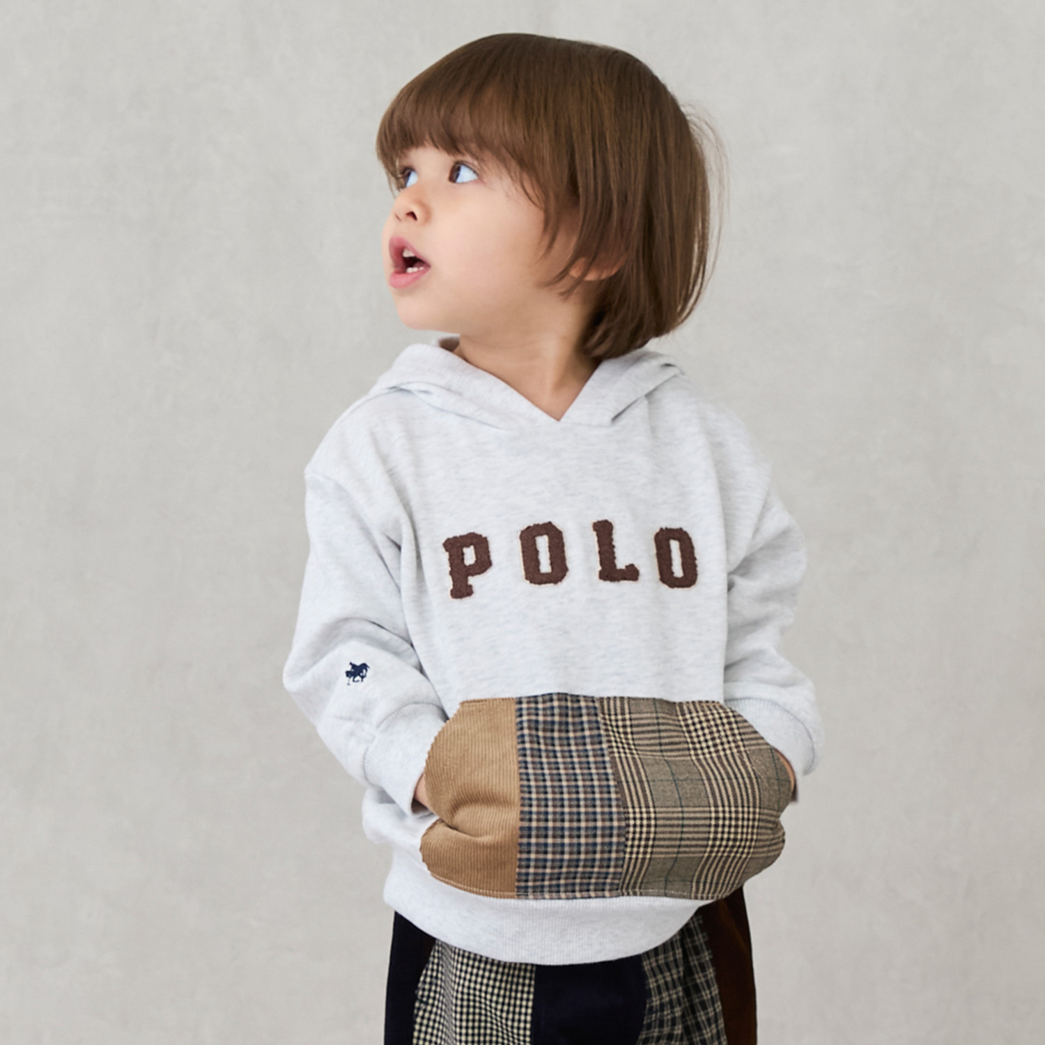 【POLO BCS】パッチワークパーカー