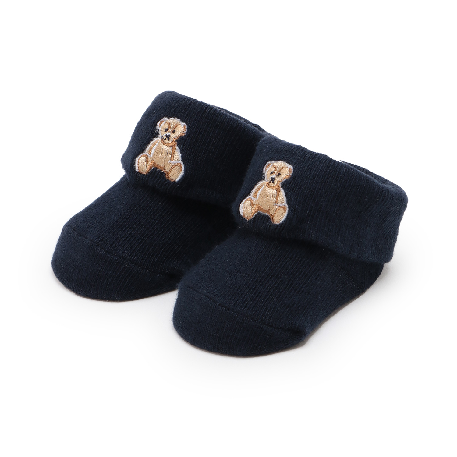 【POLO BCS】くま刺繍カップソックス