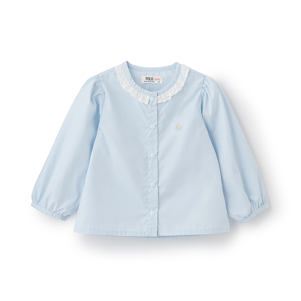 【POLO BCS】衿レースブラウス