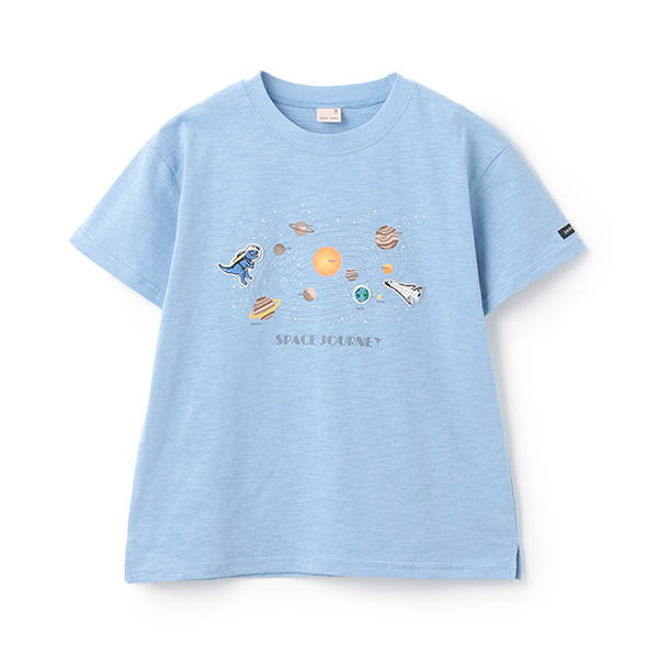 【WEB限定】【防汚加工】宇宙グラフィックTシャツ(ジュニア)