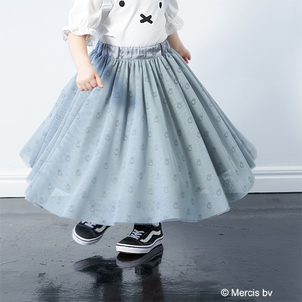 【MIFFY】MIFFY総柄チュールスカート