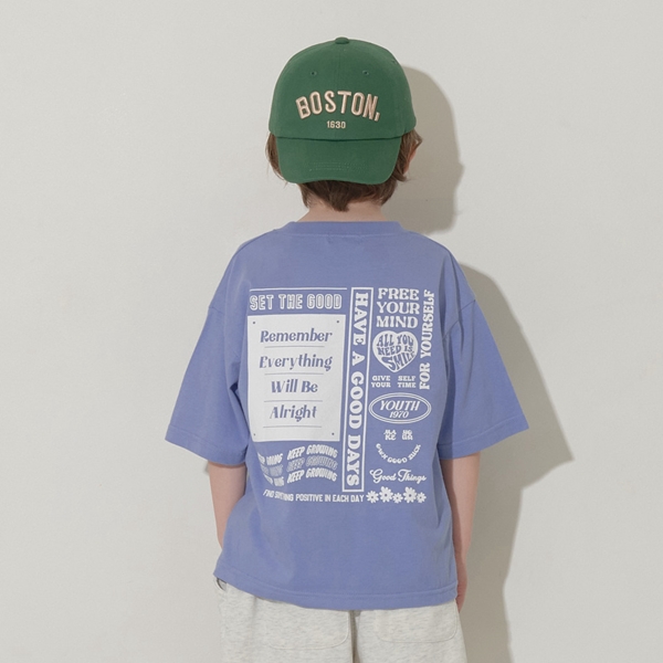 【型崩れしないやわらかコットン】バックプリントビッグTシャツ