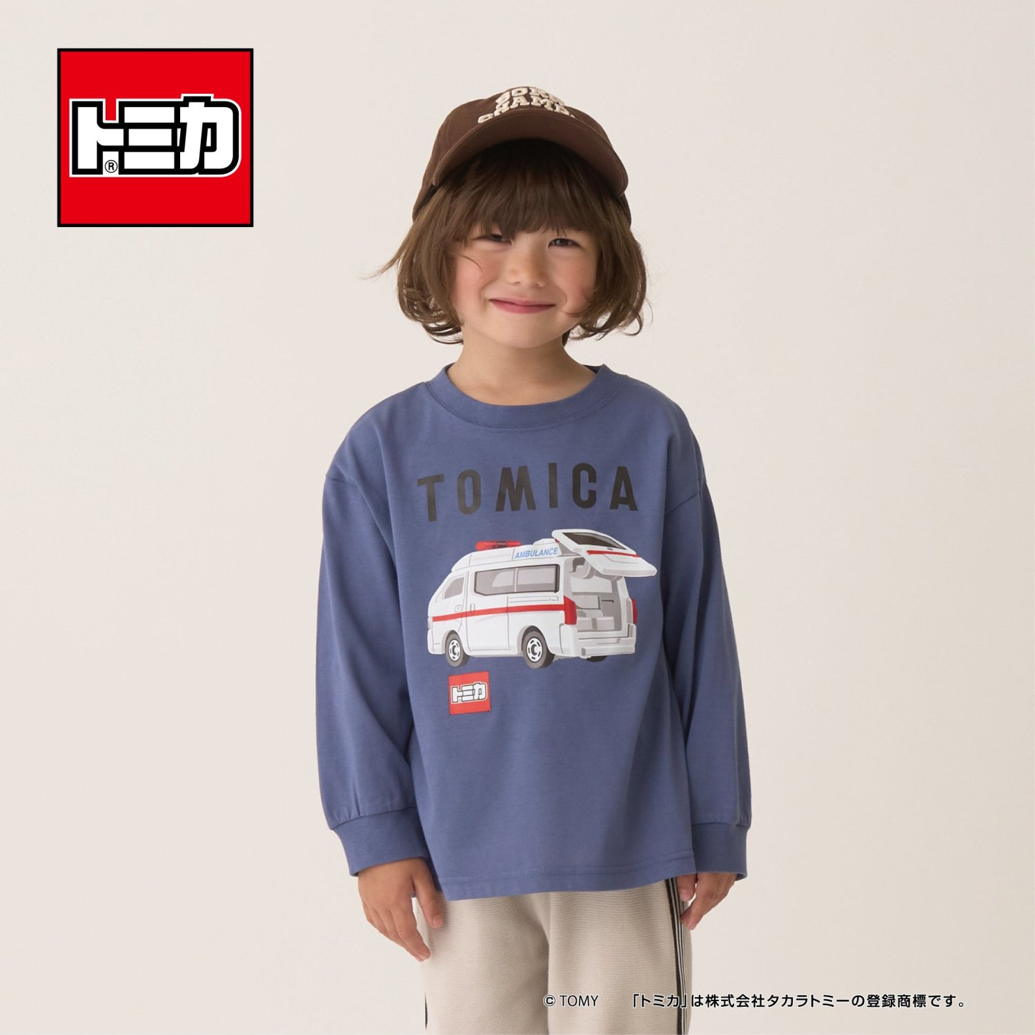 【トミカ】【カイテキ天竺】Emergency Vehicle Tシャツ