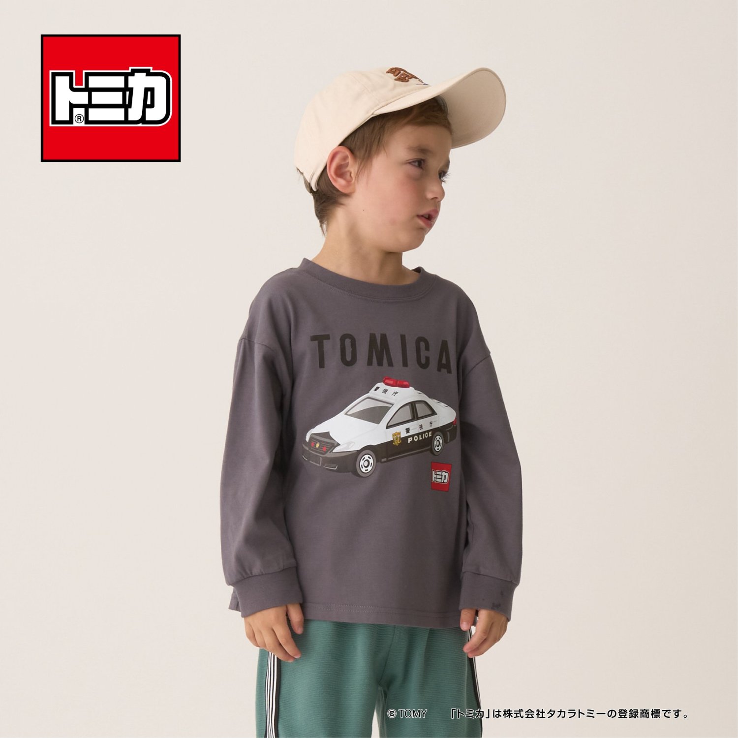 【トミカ】【カイテキ天竺】Emergency Vehicle Tシャツ