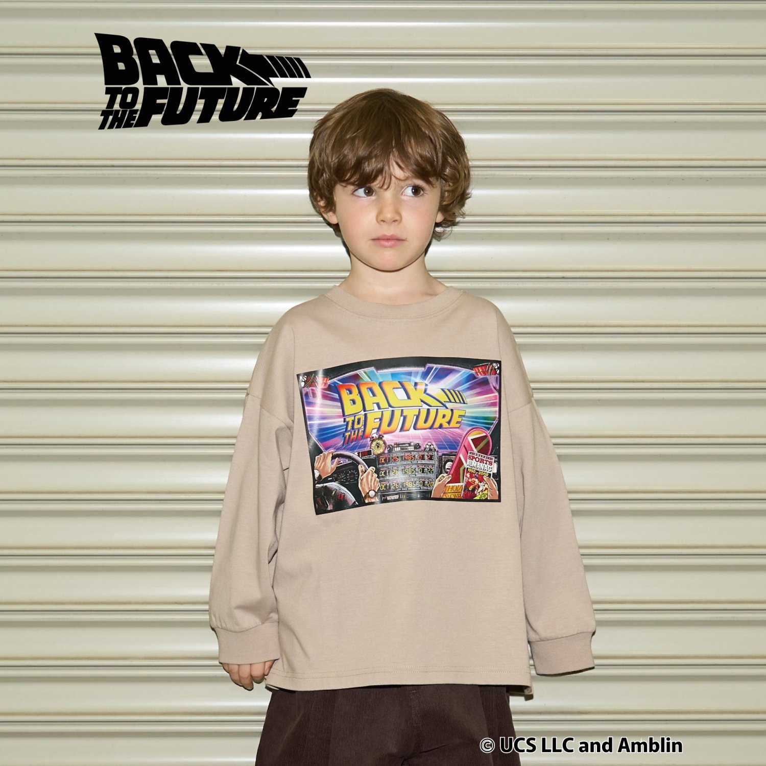 【BACK TO THE FUTURE 40TH】【MNCM】【カイテキ天竺】ビッグシルエットアソートプリントTシャツ
