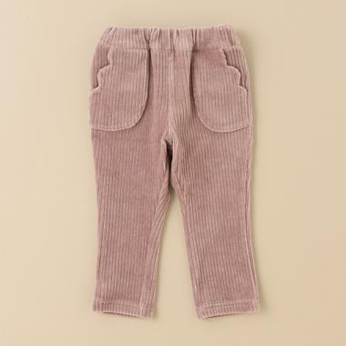 GIRL'sニットコールロングパンツ