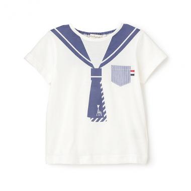 セーラープリント半袖Tシャツ