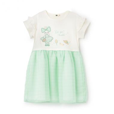 mimiチェックシフォンワンピース