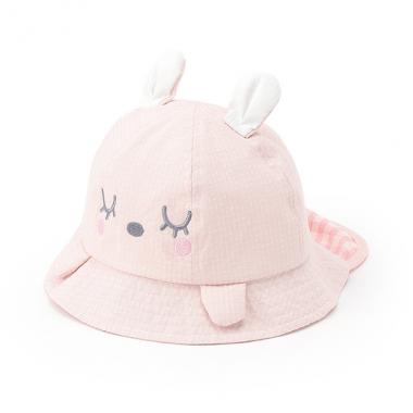 日よけ付きうさ耳帽子（46-48cm）