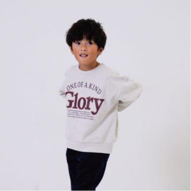 アソートロゴプリントワイドスウェット