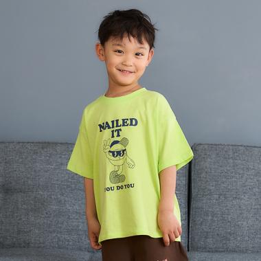 ［大人気につき再入荷！］【綿100%】【365D.】OFUZAKEグラフィックワイド半T