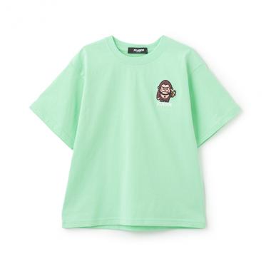 【人気商品再入荷】【直営店で取り扱い無し】ワンポイントゴリラ&後首バナナ 半袖Tシャツ