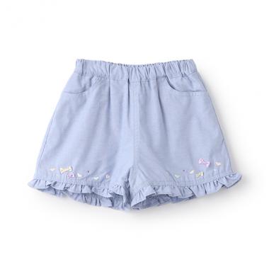 裾フリルショートパンツ