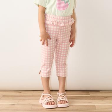 【大人気カラー再入荷】【ともパン】サイドスリット7分丈カプリパンツ
