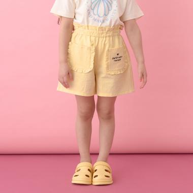 【セットアップ可能】フリルポケット付きショートパンツ