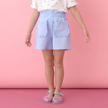 【セットアップ可能】フリルポケット付きショートパンツ