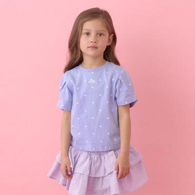 【大好評につき再入荷】【ソフトコットン】アソート総柄タックスリーブTシャツ