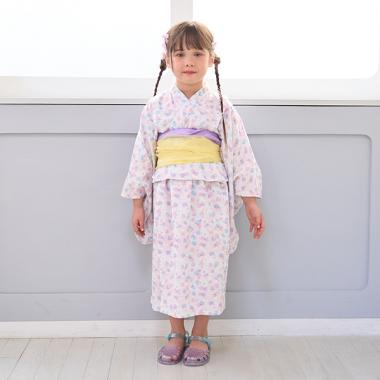 柄アソート・簡単着付け♪セパレート浴衣(帯2枚セット)