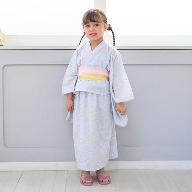 柄アソート・簡単着付け♪セパレート浴衣(帯2枚セット)