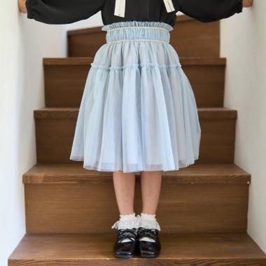 【予約商品】【ハロウィン】ギャザーたっぷりチュールスカート