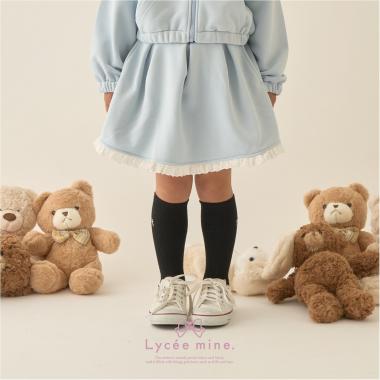 【Lycee mine バレエシリーズ】【セットアップ可】タックプリーツスカート(インパン付き)