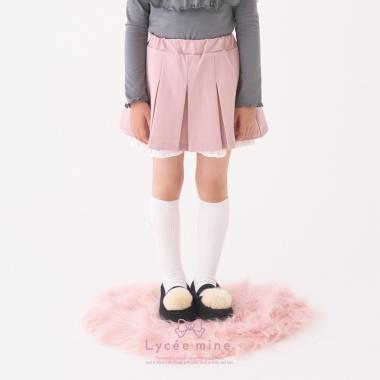 【Lycee mine バレエシリーズ】タックプリーツスカート(インパン付き)