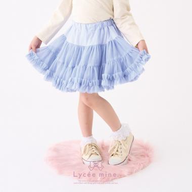 【Lycee mine バレエシリーズ】たっぷりチュチュチュールスカート(インパン付き)