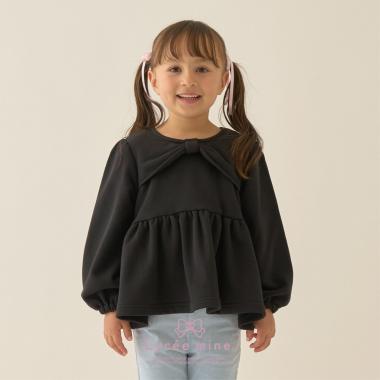 【Lycee mine バレエシリーズ】リボンカラーペプラムトップス
