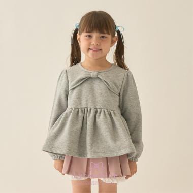 【Lycee mine バレエシリーズ】リボンカラーペプラムトップス