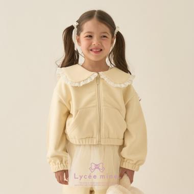 【Lycee mine バレエシリーズ】【セットアップ可】セーラーカラーフルジップスウェット