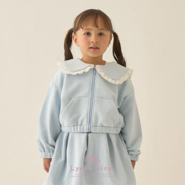 【Lycee mine バレエシリーズ】【セットアップ可】セーラーカラーフルジップスウェット