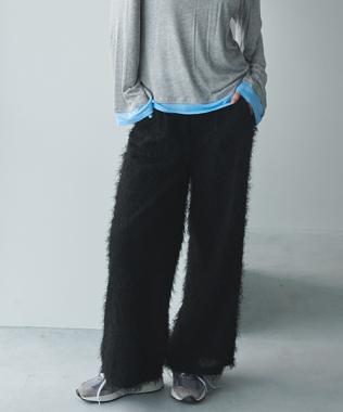 フリンジセミワイドパンツ