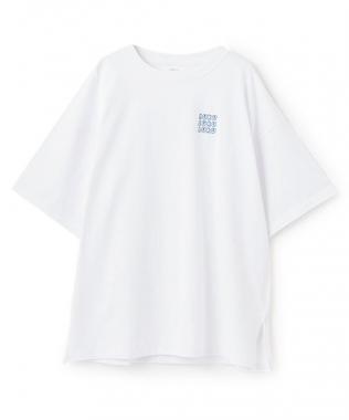ロゴ刺しゅうBIGTシャツ