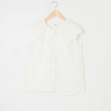 【リンク】スカラップ衿ブラウス