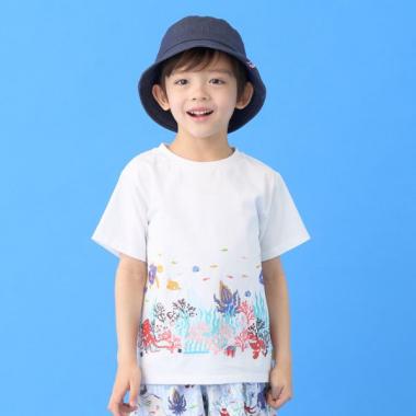 海柄Tシャツ