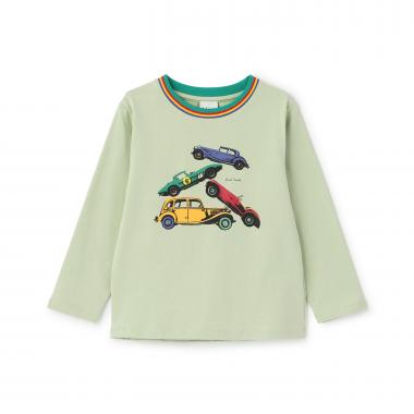 レトロカー長袖Tシャツ