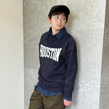 【再入荷】【プチプラ】【あったか】裏起毛・アソートフロントロゴプリントトレーナー