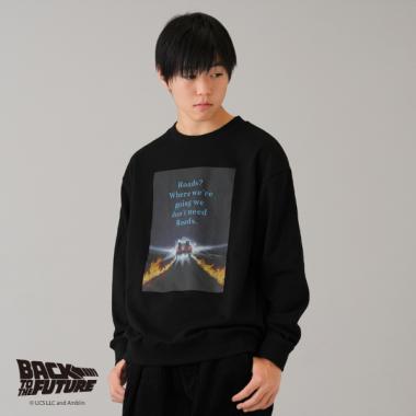 【BACK TO THE FUTURE】フロントプリントビッグトレーナー