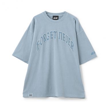 【大人向けサイズあり】【FORGETNEVER】ヘビーウェイトピグメント加工アップリケTシャツ