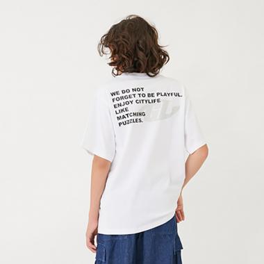【大人向けサイズあり】【プチプラ】バックプリント半袖Tシャツ