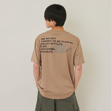 【大人向けサイズあり】【プチプラ】バックプリント半袖Tシャツ