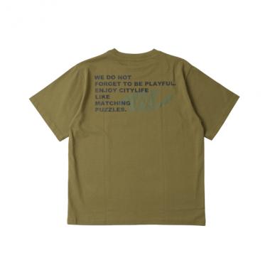 【大人向けサイズあり】【プチプラ】バックプリント半袖Tシャツ