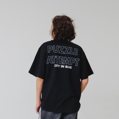 【大人向けサイズあり】バックリフレクタープリント半袖Tシャツ