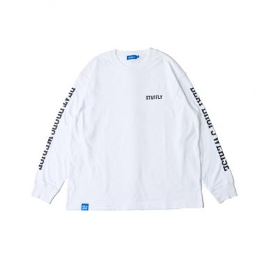 袖ロゴプリント長袖Tシャツ