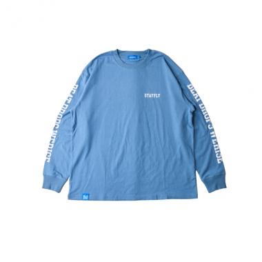 袖ロゴプリント長袖Tシャツ